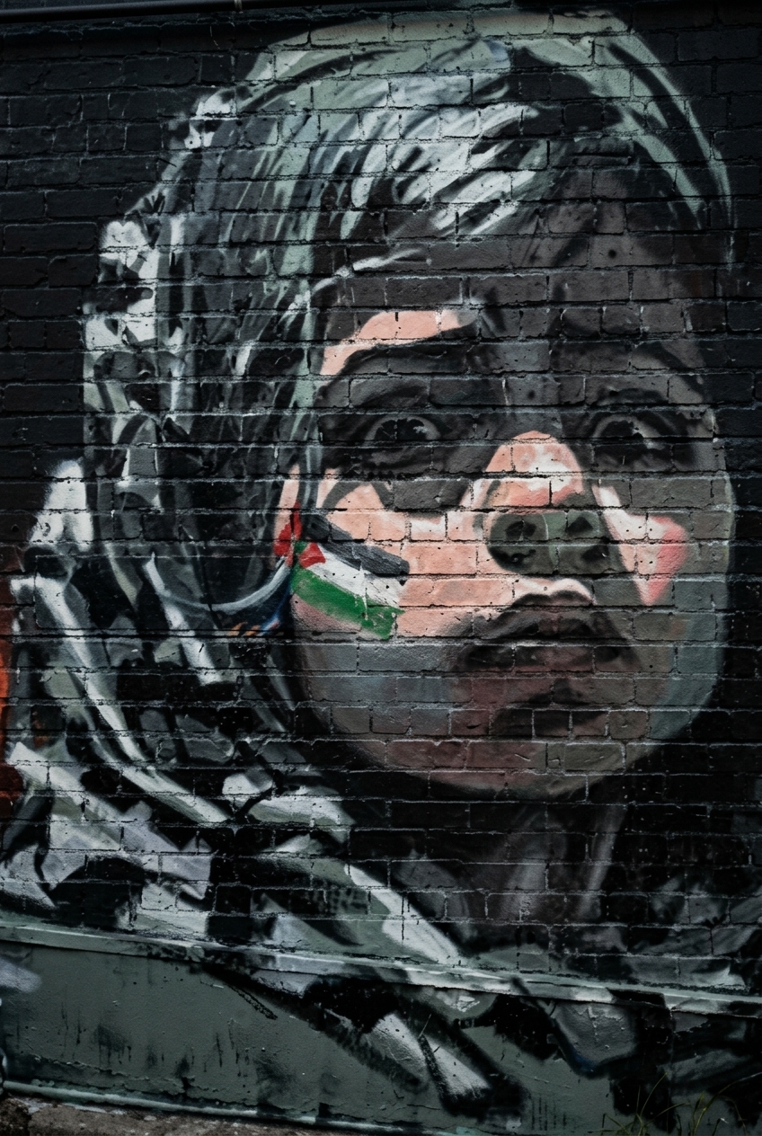 Palestine Street Art Wall Mural